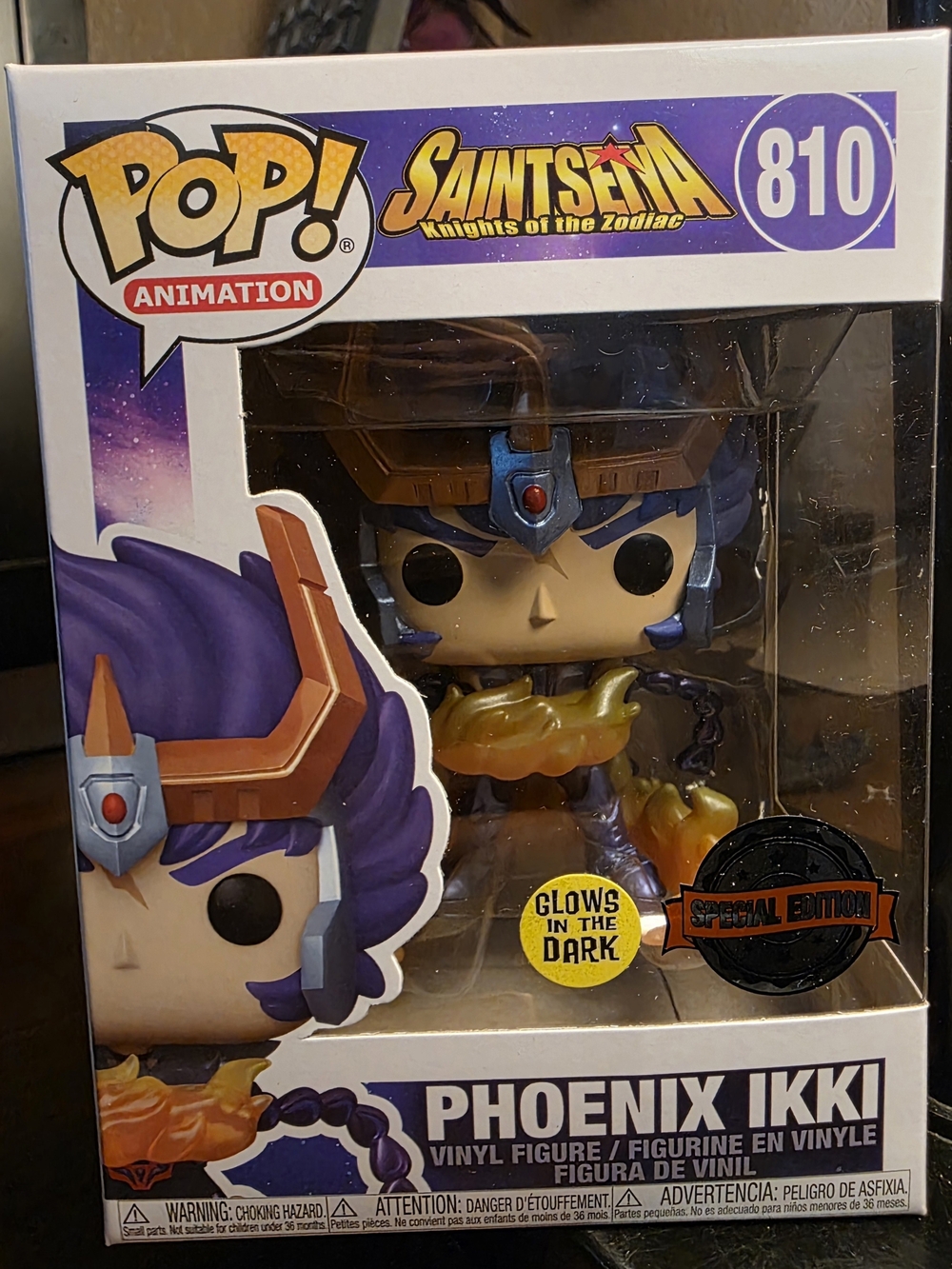 Funko Pop! Phoenix Ikki Vinyl Figure - Purple, Gold & Blue